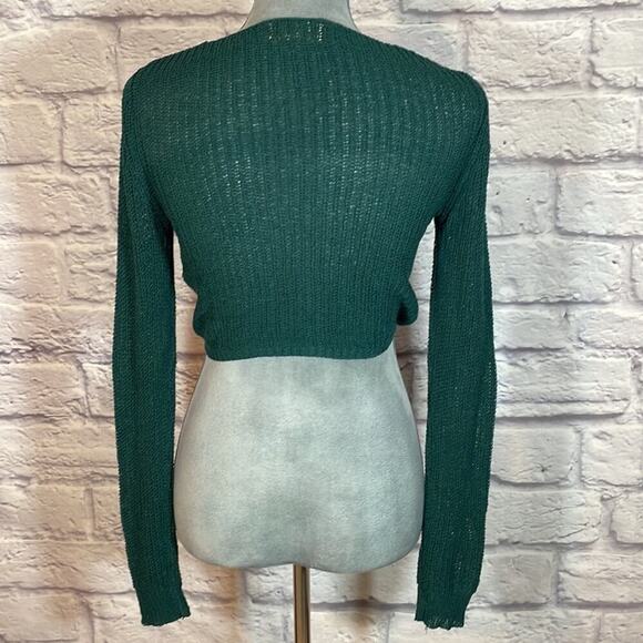 Becool cropped front tie sweater - Picture 2 of 6